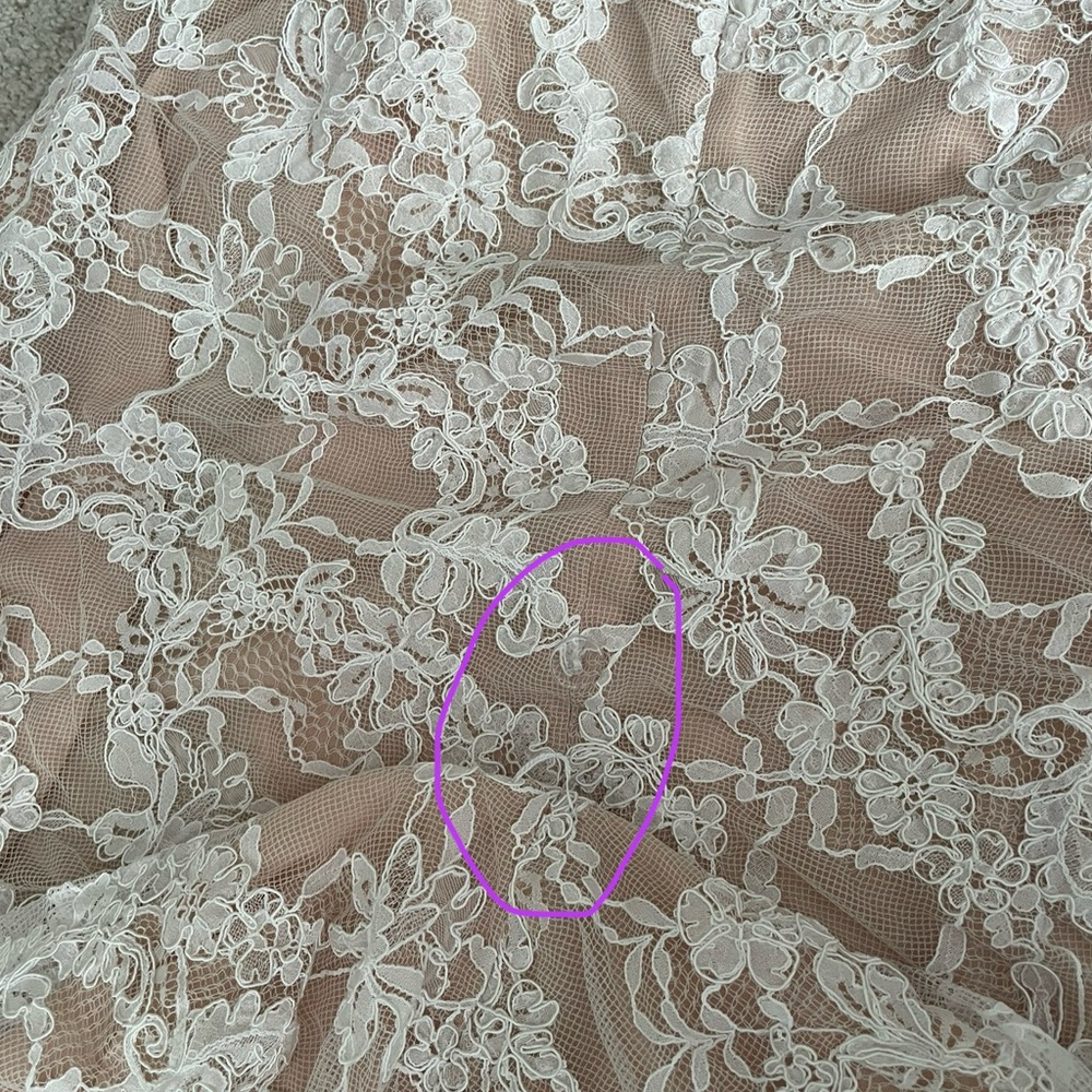 Sau Lee Reese White Lace Halter Dress - Picture 6 of 8